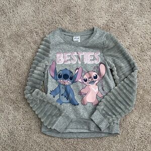 **SOLD**Disney Stitch Gray Kids Sweater